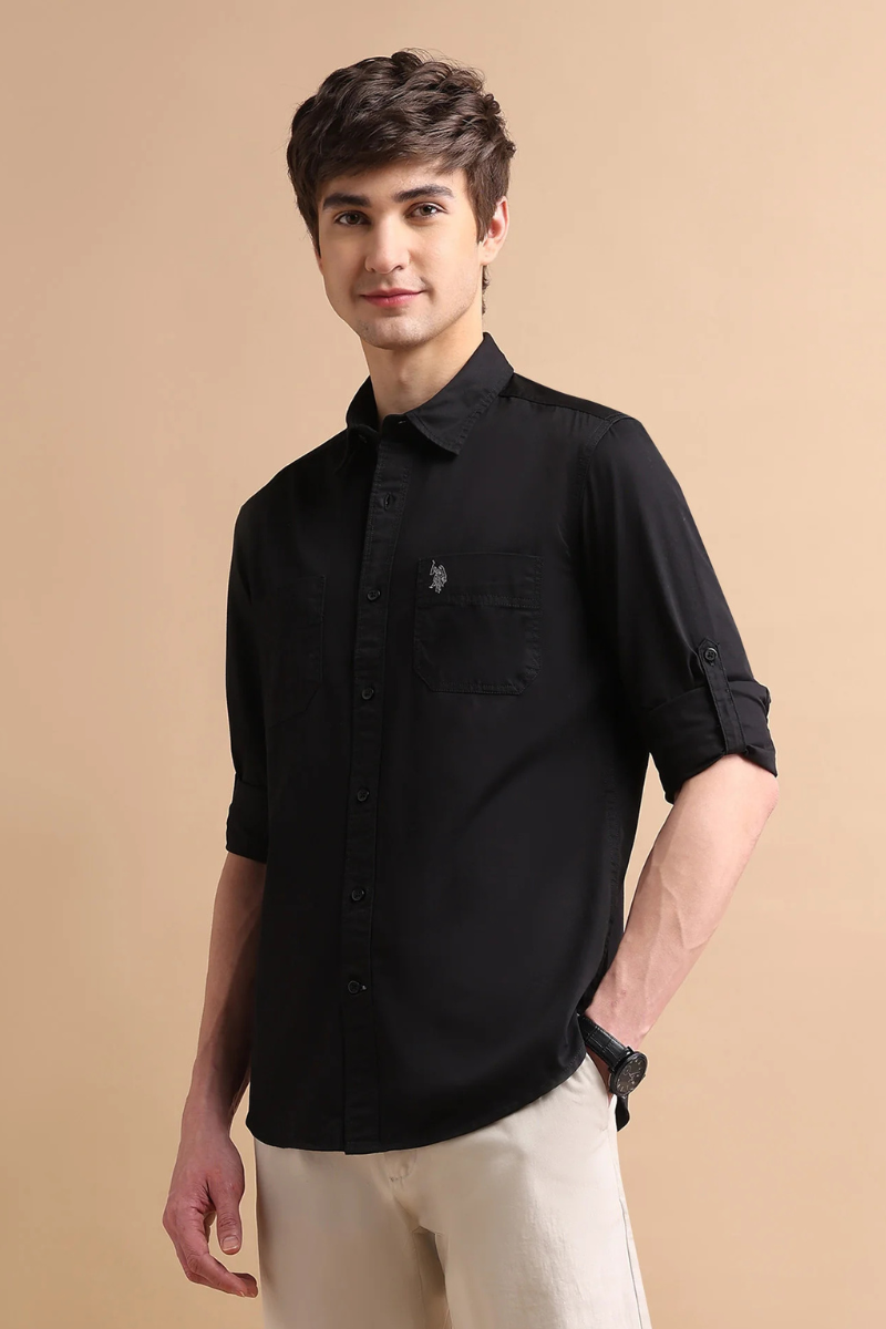 Casual black shirt