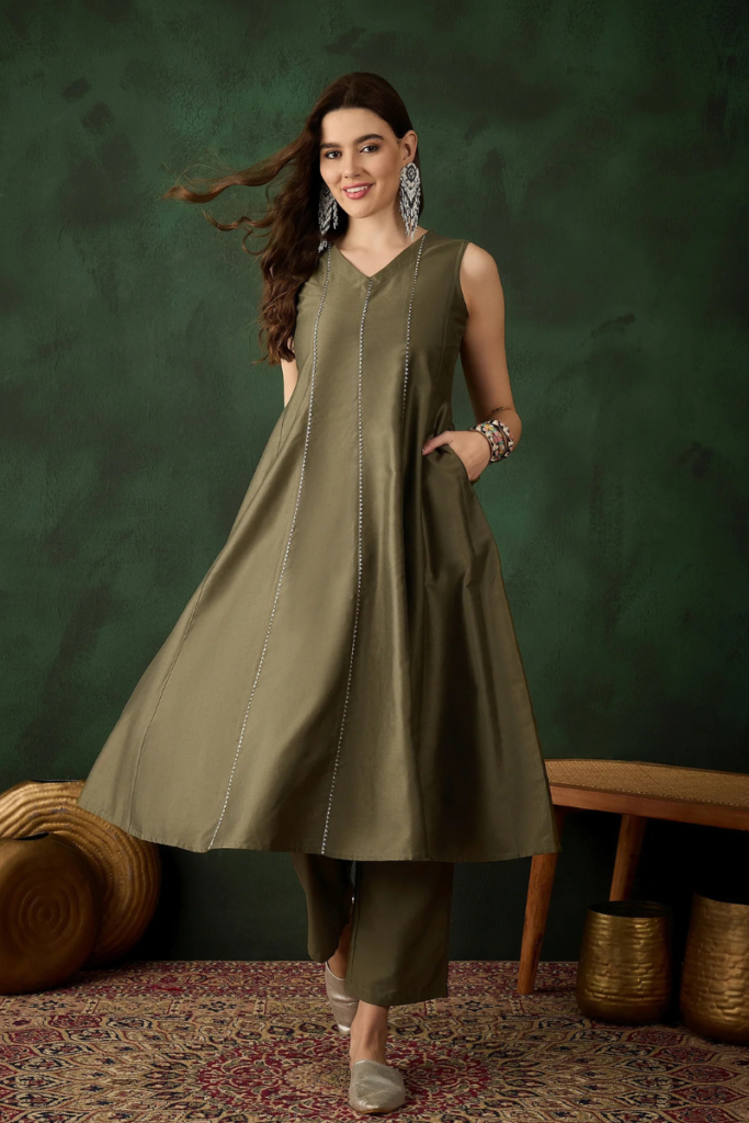 A-line kurti for women